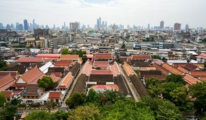 Preview wallpaper buildings, roofs, bangkok, city, thailand, asia