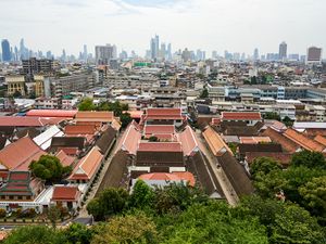 Preview wallpaper buildings, roofs, bangkok, city, thailand, asia