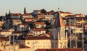 Preview wallpaper buildings, roofs, tiles, city