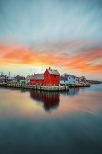 Preview wallpaper buildings, sea, coast, architecture, town