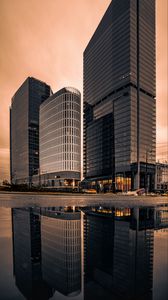 Preview wallpaper buildings, skyscrapers, architecture, reflection