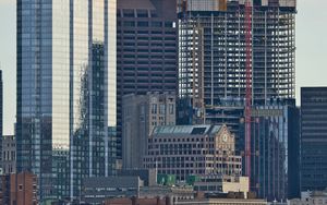 Preview wallpaper buildings, skyscrapers, architecture, строительство, city