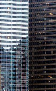 Preview wallpaper buildings, skyscrapers, architecture, glass, reflection, city