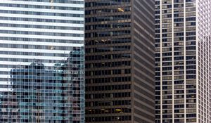 Preview wallpaper buildings, skyscrapers, architecture, glass, reflection, city