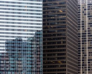 Preview wallpaper buildings, skyscrapers, architecture, glass, reflection, city