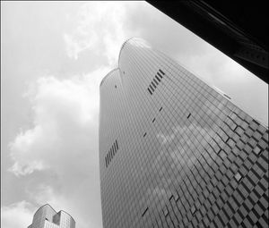 Preview wallpaper buildings, skyscrapers, city, bw