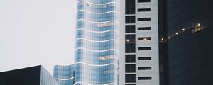 Preview wallpaper buildings, skyscrapers, city, architecture, gray