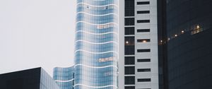 Preview wallpaper buildings, skyscrapers, city, architecture, gray