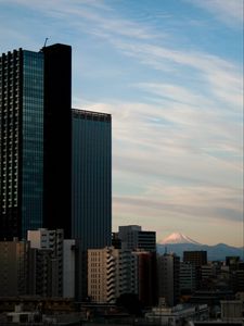 Preview wallpaper buildings, skyscrapers, city, view, tokyo