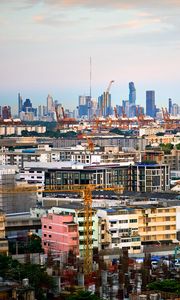 Preview wallpaper buildings, skyscrapers, construction, city