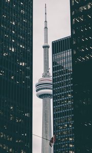 Preview wallpaper buildings, tower, architecture, glass