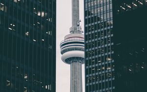 Preview wallpaper buildings, tower, architecture, glass