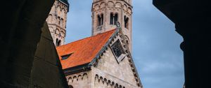 Preview wallpaper buildings, tower, bell tower, architecture, tiles