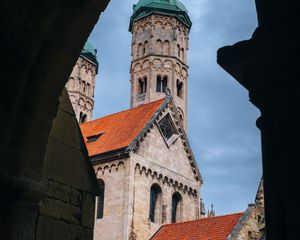 Preview wallpaper buildings, tower, bell tower, architecture, tiles