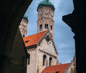 Preview wallpaper buildings, tower, bell tower, architecture, tiles