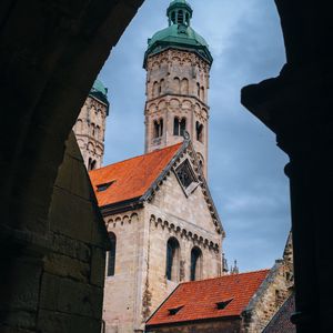 Preview wallpaper buildings, tower, bell tower, architecture, tiles