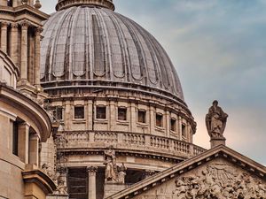 Preview wallpaper buildings, towers, dome, cathedral, architecture