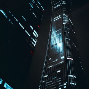 Preview wallpaper buildings, towers, skyscrapers, architecture, dark