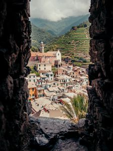 Preview wallpaper buildings, town, vernazza, italy