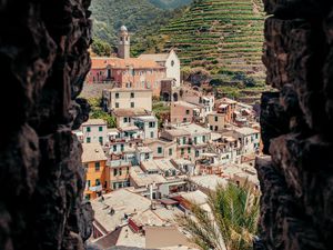 Preview wallpaper buildings, town, vernazza, italy