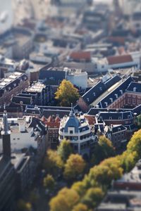 Preview wallpaper buildings, trees, aerial view, architecture