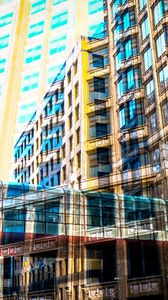 Preview wallpaper buildings, windows, architecture, city, street