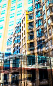 Preview wallpaper buildings, windows, architecture, city, street