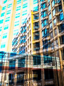 Preview wallpaper buildings, windows, architecture, city, street