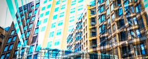 Preview wallpaper buildings, windows, architecture, city, street