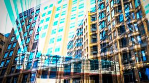 Preview wallpaper buildings, windows, architecture, city, street