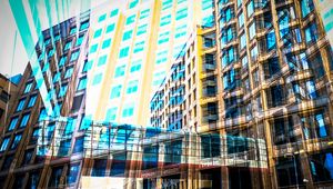 Preview wallpaper buildings, windows, architecture, city, street