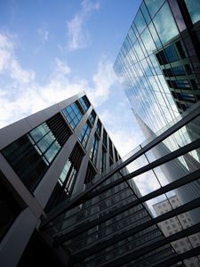 Preview wallpaper buildings, windows, architecture, facade, bottom view