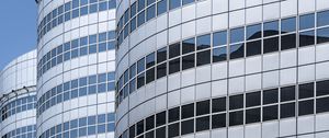 Preview wallpaper buildings, windows, facade, lines, architecture