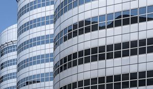 Preview wallpaper buildings, windows, facade, lines, architecture