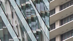 Preview wallpaper buildings, windows, glass, facade, architecture, light
