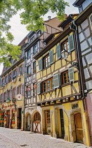 Preview wallpaper buildings, windows, shutters, facade, architecture