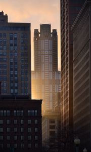 Preview wallpaper buildings, windows, sunlight, city