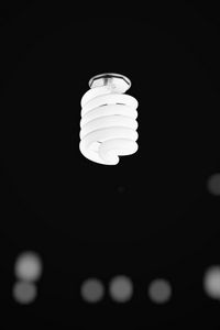 Preview wallpaper bulb, spiral, bw, lighting, electricity