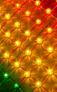 Preview wallpaper bulbs, grid, colorful, gradient