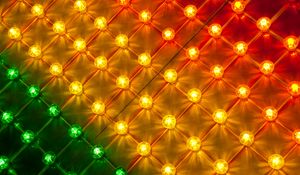 Preview wallpaper bulbs, grid, colorful, gradient
