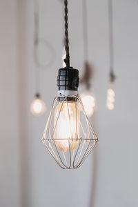 Preview wallpaper bulbs, light, metallic, interior