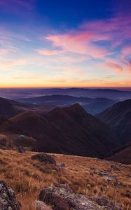 Preview wallpaper bulgaria, balkans, mountains, sky, sunset