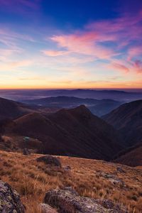 Preview wallpaper bulgaria, balkans, mountains, sky, sunset