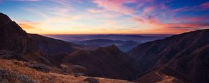 Preview wallpaper bulgaria, balkans, mountains, sky, sunset