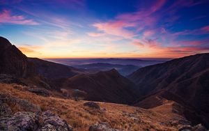 Preview wallpaper bulgaria, balkans, mountains, sky, sunset