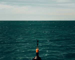 Preview wallpaper buoy, sea, horizon, water, sky