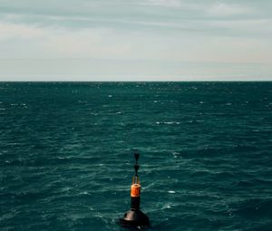 Preview wallpaper buoy, sea, horizon, water, sky