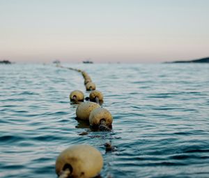 Preview wallpaper buoys, water, horizon, sea