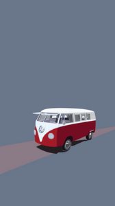 Preview wallpaper bus, road, trip