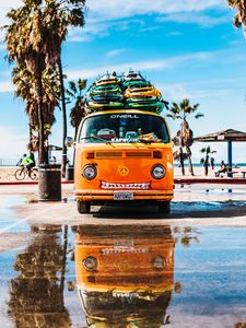 Preview wallpaper bus, surfing, summer